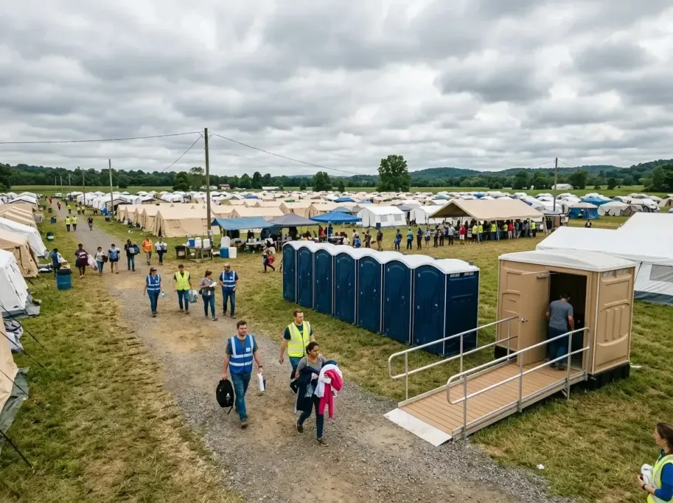 disaster-relief-camp-restrooms-010 — frequently asked questions, Dumpster & Portable Bathrooms Rental in Bellevue, WI